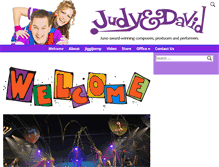 Tablet Screenshot of judyanddavid.com